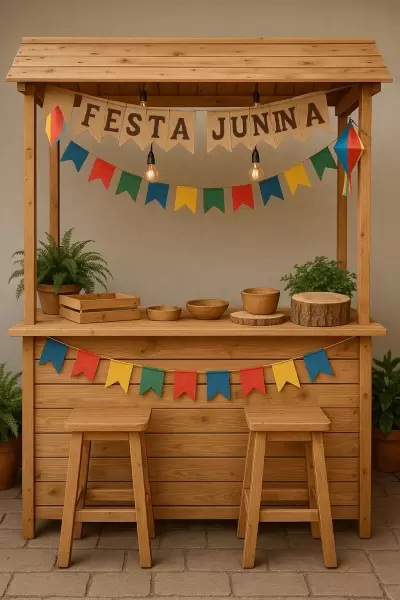Como a madeira transforma sua festa junina